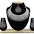 Black designer function wear ad necklace set