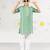 Boy's green kurta pyjama set - kantha work cotton summer ethnic wear traditional collection