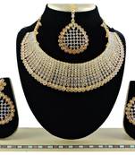 Multicolor designer function wear ad necklace set