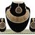 Gold designer function wear ad necklace set