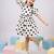 Girl's white polka dot cotton dress - classic summer dress with puffed sleeves (ages 2-8)