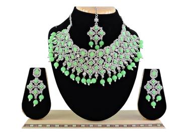 Multicolor designer function wear ad necklace set 1