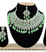 Multicolor designer function wear ad necklace set