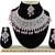 Pink designer function wear ad necklace set