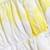 Girl's summer cotton cambric clothing set - yellow tie-dye abstract print top with straight pants (size 22-30)