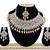 Orange designer function wear ad necklace set
