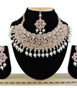 Multicolor designer function wear ad necklace set
