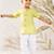 Baby boy's yellow cotton kurta pyjama set - rakhi traditional outfit (size 14-20)