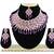 Purple designer function wear ad necklace set