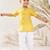 Baby boy's mustard cotton kurta pyjama set -rakhi outfit traditional festive ethnic wear (size 14-20)