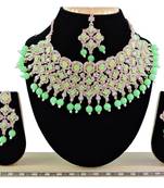 Multicolor designer function wear ad necklace set