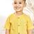 Baby boy's mustard cotton kurta pyjama set -rakhi outfit traditional festive ethnic wear (size 14-20)