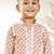 boy's cotton kurta pyjama set - mint green raksha bandhan traditional ethnic wear with floral print (ages 8-14)