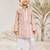 boy's cotton kurta pyjama set - mint green raksha bandhan traditional ethnic wear with floral print (ages 8-14)