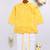 Boy's yellow cotton kurta dhoti set - raksha bandhan traditional ethnic wear (size 14-20)