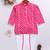 Boy's pink cotton kurta dhoti set - raksha bandhan traditional ethnic wear (size 14-20)