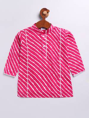  pink cotton kurta dhoti set - raksha bandhan traditional ethnic wear (size 14-20) 2