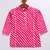 Boy's pink cotton kurta dhoti set - raksha bandhan traditional ethnic wear (size 14-20)