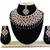 Black designer function wear ad necklace set
