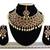 Black designer function wear ad necklace set