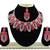 Red designer function wear ad necklace set