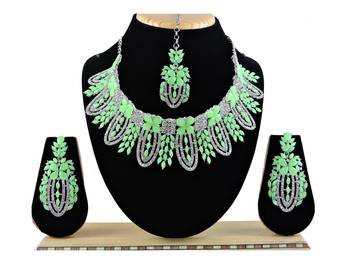 Multicolor designer function wear ad necklace set 1