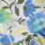 Girl's blue floral cotton dress - summer casual wear with v-neck & bishop sleeves (ages 2-8)