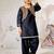 Girl's black viscose kurta patiala set - traditional raksha bandhan outfit self design festive wear eid collection