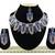Blue designer function wear ad necklace set