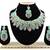 Green designer function wear ad necklace set