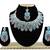 Turquoise designer function wear ad necklace set