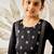 Girl's black silk kurta - ethnic motif foil print traditional raksha bandhan wedding diwali festive wear (22-30)