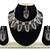 Black designer function wear ad necklace set