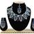 Blue designer function wear ad necklace set