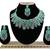 Green designer function wear ad necklace set