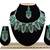 Green designer function wear ad necklace set