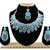 Turquoise designer function wear ad necklace set