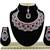 Red designer function wear ad necklace set