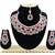 Red designer function wear ad necklace set