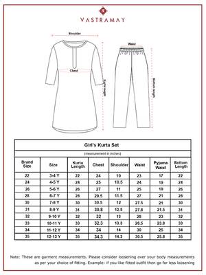Girl's cotton kurta leggings set in mint green with white bottom - traditional festival wear (22-30) 5
