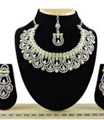Multicolor designer function wear ad necklace set
