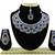 Blue designer function wear ad necklace set