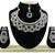 Black designer function wear ad necklace set