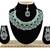 Green designer function wear ad necklace set