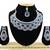 Blue designer function wear ad necklace set