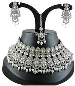 Multicolor designer function wear ad necklace set