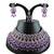 Purple designer function wear ad necklace set