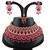 Red designer function wear ad necklace set