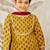 Girl tween cotton kurta set with dupatta - mustard floral print traditional wear rakhi  designer ethnic festival outfit