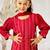 Girl's wedding festive silk kurta set with dupatta - maroon sequin embroidered traditional ethnic wear raksha bandhan